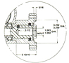 Typical Input Flange Dim. SAE 2 Bolt "A" Flange